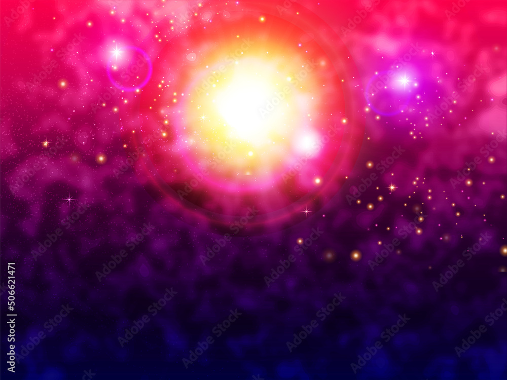 Obraz premium Red And Blue Abstract Gradient Lighting Background.