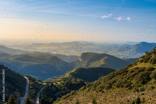Puerto de las Palomas viewpoint, near Grazalema. Cadiz. Andalusia, Spain.