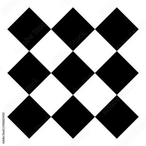 Square Elements Flat Icon Isolated On White Background