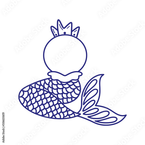 Mermaid frame