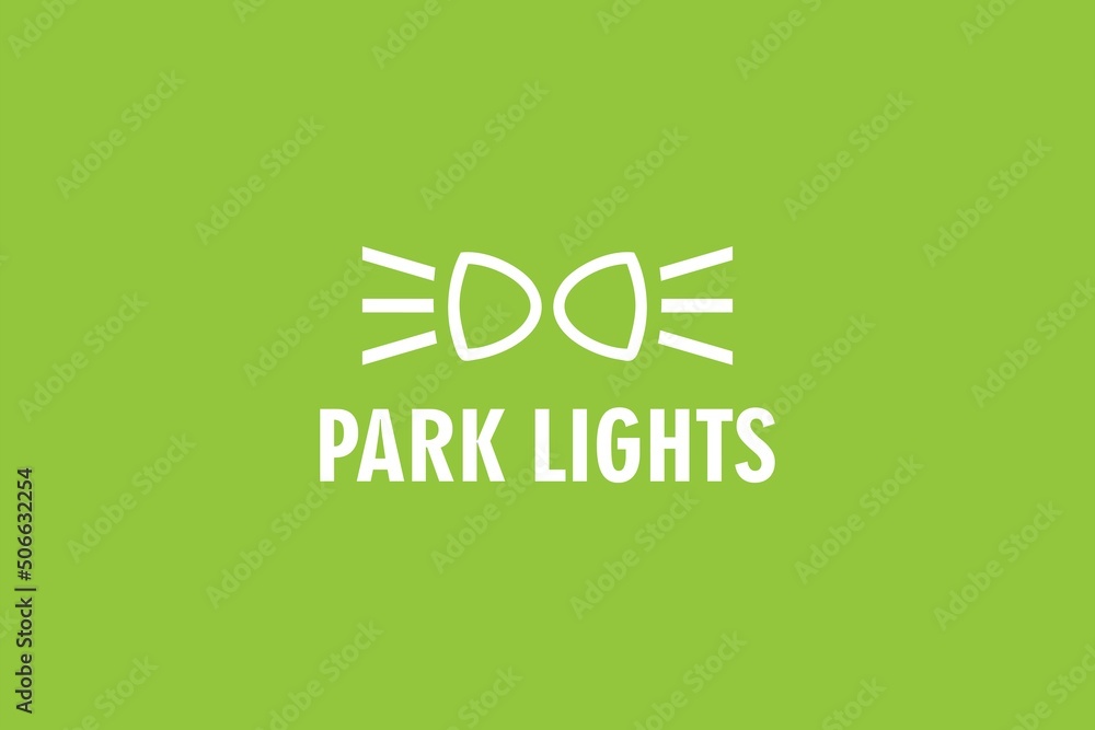 White Park Lights message on a green background White Park Lights message on a green background
