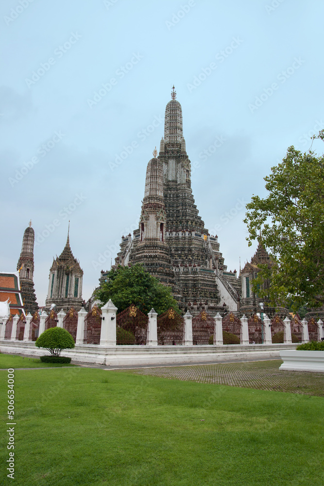 Wat Arun Temple, Famous Buddhism Temple in Bangkok, Thailand