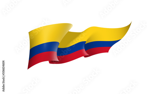 Colombia flag state symbol isolated on background national banner. Greeting card National Independence Day of the Republic of Colombia. Illustration banner with realistic state flag. Free Download Colombia flag state symbol isolated on background national banner. Greeting card National Independence Day of the Republic of Colombia. Illustration banner with realistic state flag. - GFXLoad
