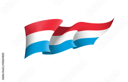 Free Download Luxembourg flag state symbol isolated on background national banner. Greeting card National Independence Day of the Grand Duchy of Luxembourg. Illustration banner with realistic state flag. - GFXLoad