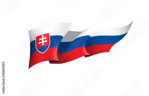 Slovakia flag state symbol isolated on background national banner. Greeting card National Independence Day of the Slovak Republic. Illustration banner with realistic state flag. Free Download Slovakia flag state symbol isolated on background national banner. Greeting card National Independence Day of the Slovak Republic. Illustration banner with realistic state flag. - GFXLoad