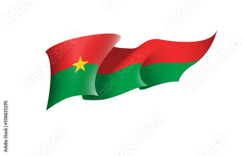 Free Download Burkina Faso flag state symbol isolated on background national banner. Greeting card National Independence Day of the Republic of Burkina Faso. Illustration banner with realistic state flag. - GFXLoad
