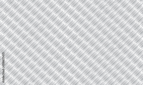 White metal silver industrial wall steel pattern background. Seamless metal pattern and texture can be used in cover designs, book designs, posters, website backgrounds or advertisements. Vector EPS10 © SappawatS
