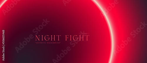 Abstract blurred gradient neon vector background. Red wallpaper template with futuristic colors and laser lines. Technology modern backdrop design for web site page, ads, promo, presentation, banner.