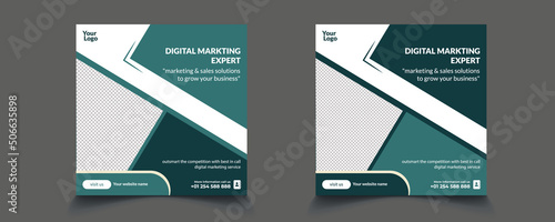 digital marketing social media post design 