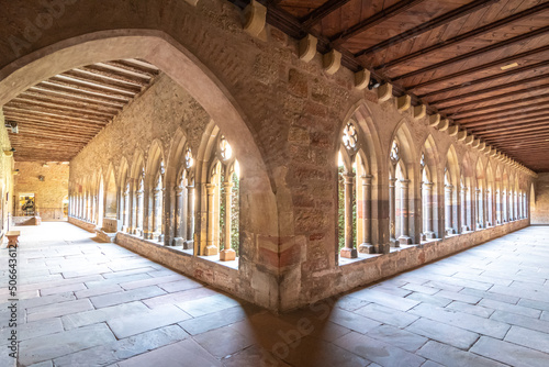Cloister in the Unterlinden museum -  French  Mus  e Unterlinden  is located in Colmar  in the Alsace region of France