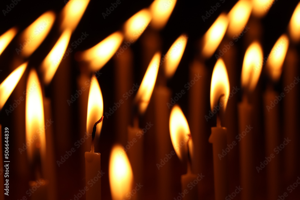 Candle light in the dark , Candle light background Candle light in the dark , Candle light background