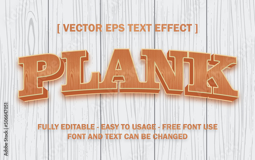 plank wood pattern 3d editable text effect font style grey wood pattern vector background wallpaper banner poster flyer