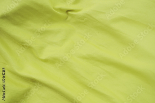 yellow silk fabric background  yellow cotton cloth texture