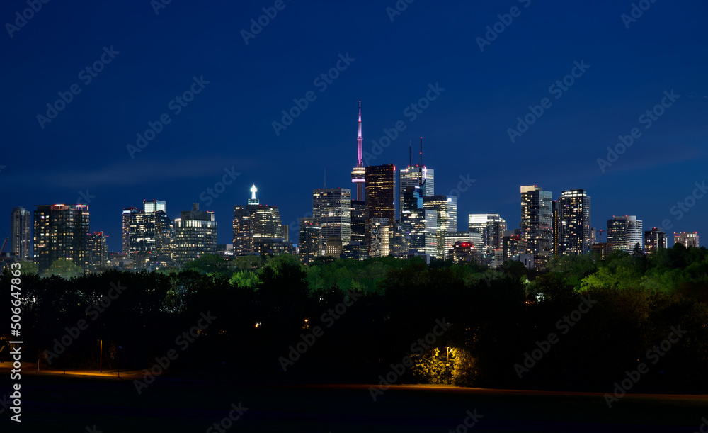 Skyline of Toronto at Night