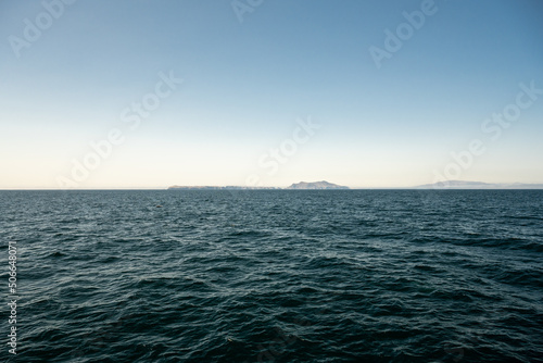 Anacapa Island Rises On The Horizon Across Santa Barbara Channel