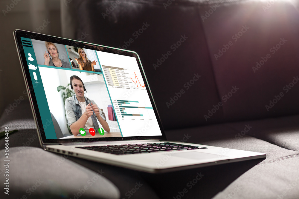 Video Call Chatting Communication Concept. Video Call Chatting Communication Concept.