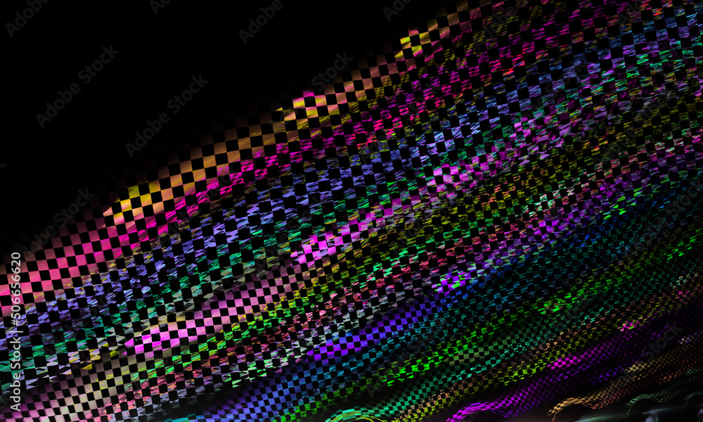 Obraz premium Bright expressiBright expressive image on a black background.ve image on a black background.