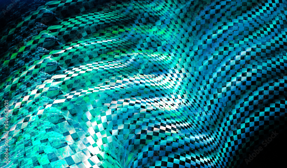 Geometric image on a black background. Expressive and dynamic Geometric image on a black background. Expressive and dynamic