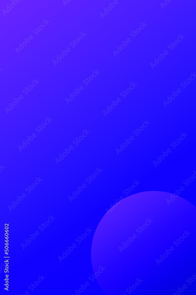Dark blue and purple abstract background with big circle. suitable for mobile app background.
