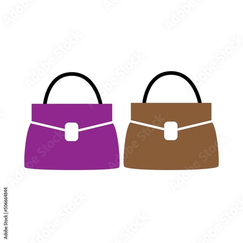 handbag isolated on white