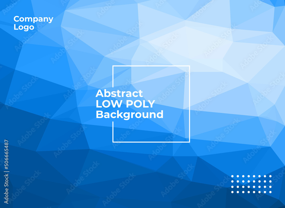 Abstract low poly banner design Abstract low poly banner design