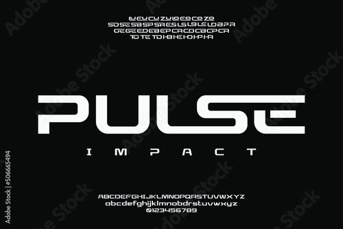 Technology alphabet font vector, suitable  for poster, magazine, logo, futuristic, sport and creative design. Vector illustration.