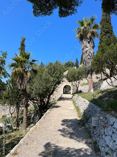 Path to Fortica fortress in Hvar Town, Croatia photo