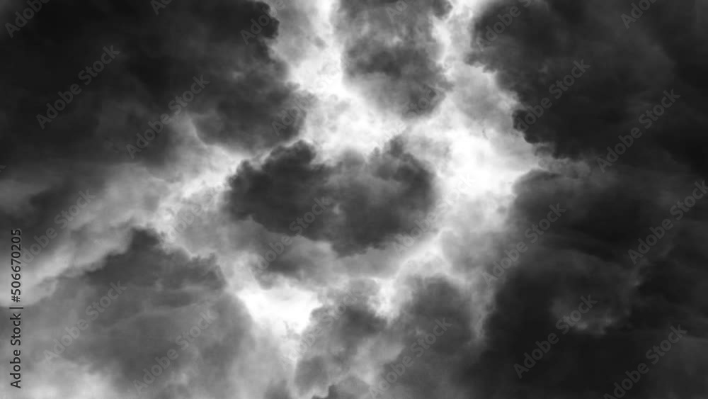 4k cumulus clouds in the dark sky with thunderstorms. 4k cumulus clouds in the dark sky with thunderstorms.