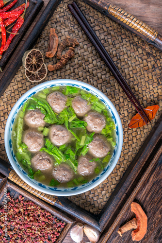 Chaoshan Food - A Bowl of Chaoshan Beef Ball Soup photo