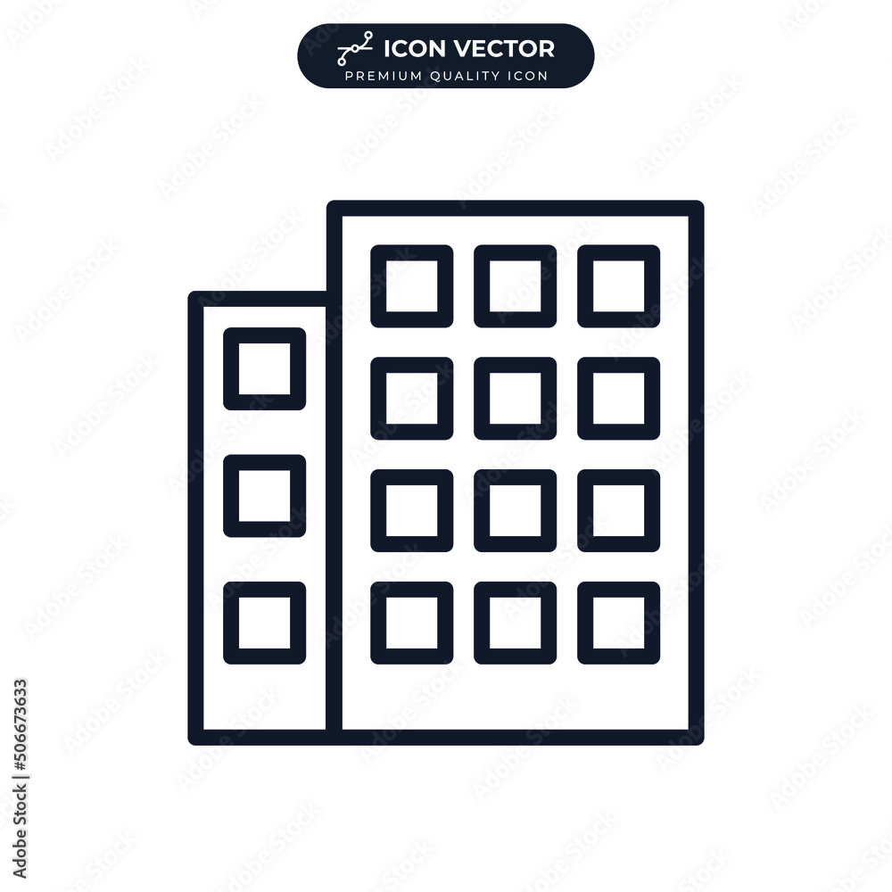 office building icon symbol template for graphic and web design collection logo vector illustration office building icon symbol template for graphic and web design collection logo vector illustration