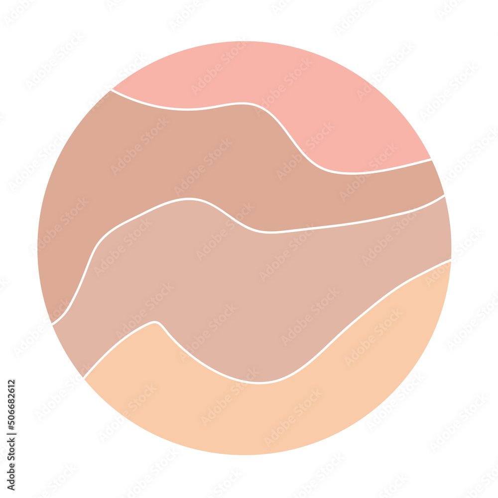 Round Circle Highlights Minimalist Boho Doodle Simple Silhouette Template. Round Decoration Icon. Handmade Round Shape Contour Beige Natural Tones Round Circle Highlights Minimalist Boho Doodle Simple Silhouette Template. Round Decoration Icon. Handmade Round Shape Contour Beige Natural Tones