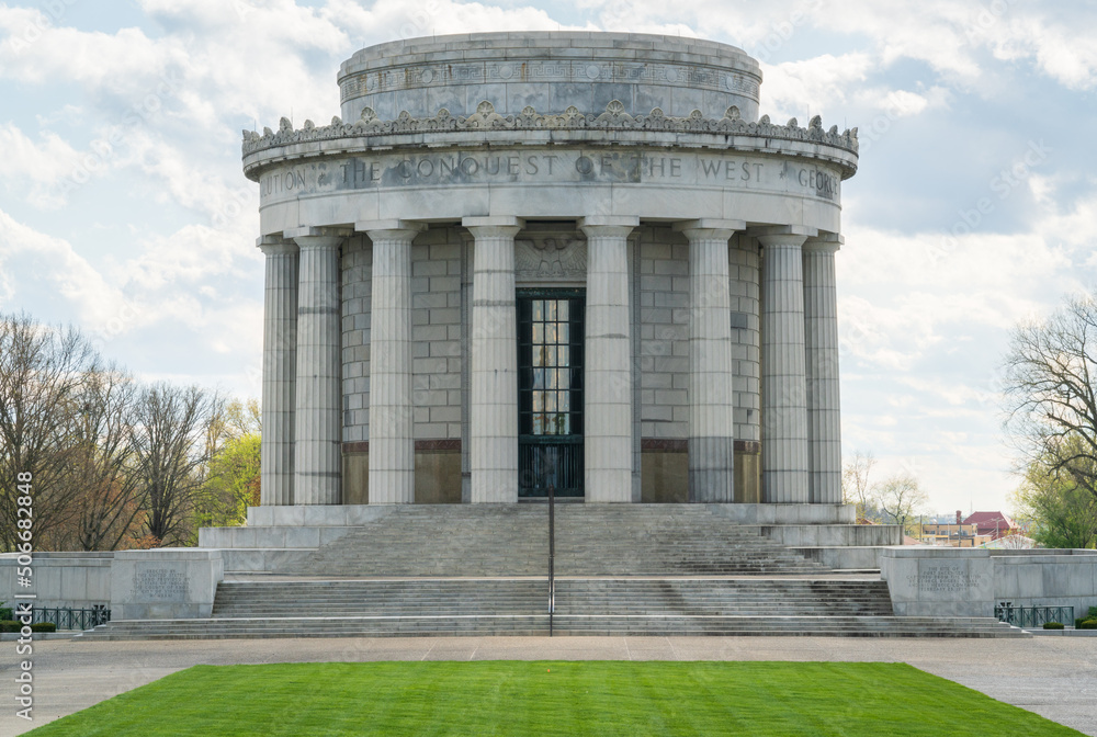 Obraz premium The Monument at George Rogers Clark National Historical Park