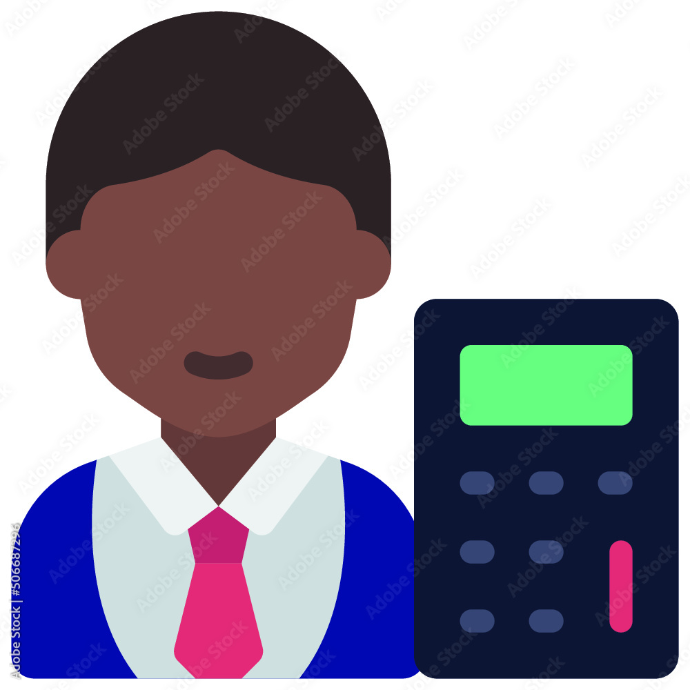 Accountant Male Icon Accountant Male Icon