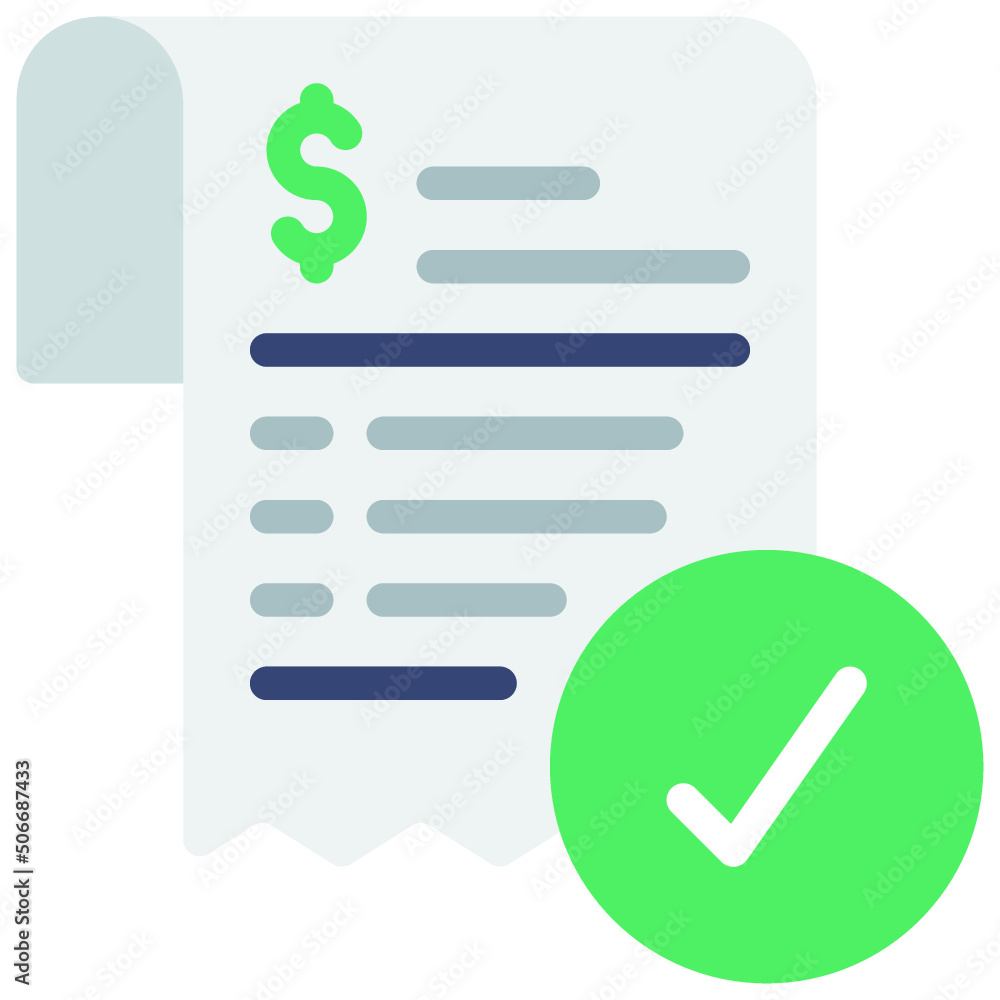 Paid Receipt Icon