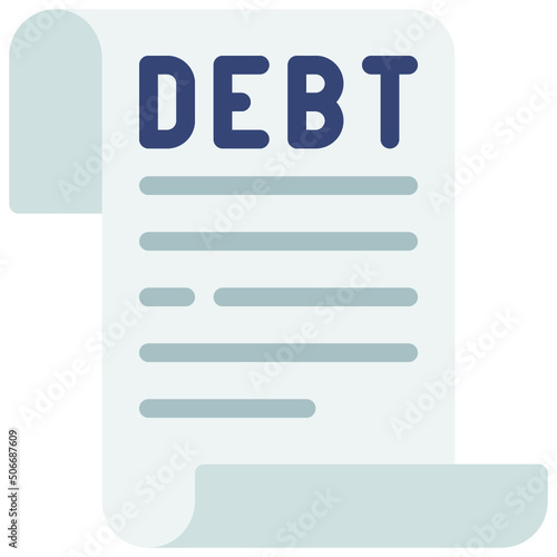 Debt Document Icon