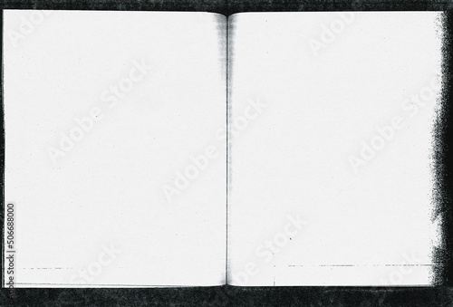 double page grunge dirty photocopy texture