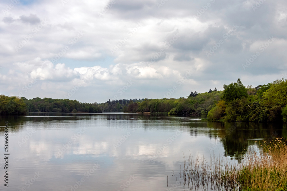 Virginia Water Lake in Windsor Great Park, United Kingdom