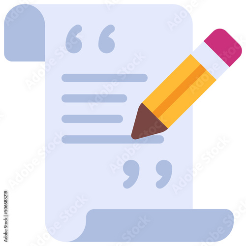 Write Speech Icon