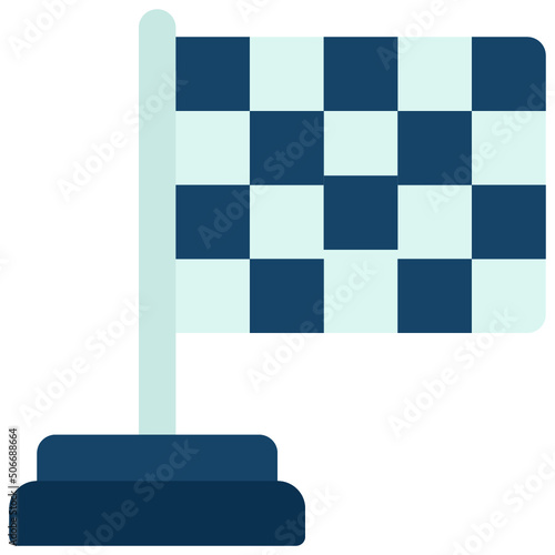 Finish Line Flag Icon