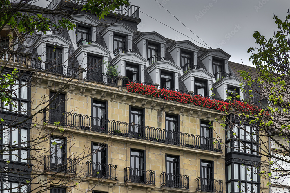 Fototapeta premium Architecture and Buildings of San Sebastian in the Basque Country