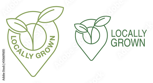 Locally grown stamp for foods