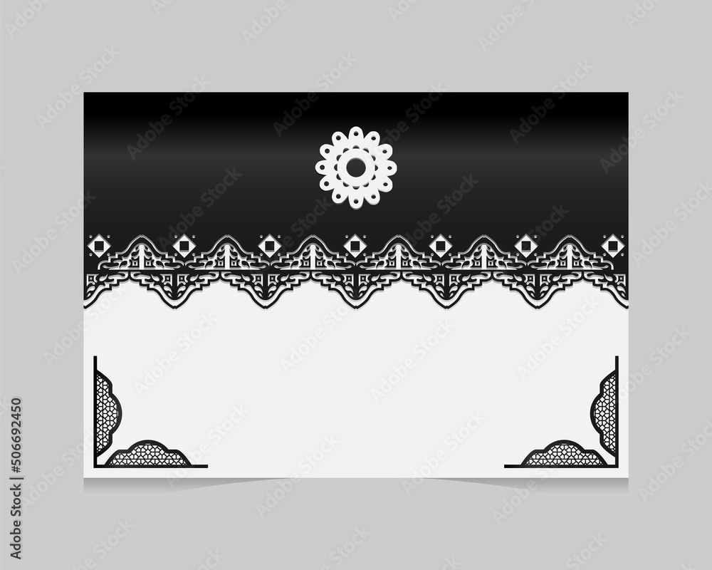 Wedding Invitation Background Designs Black And White
