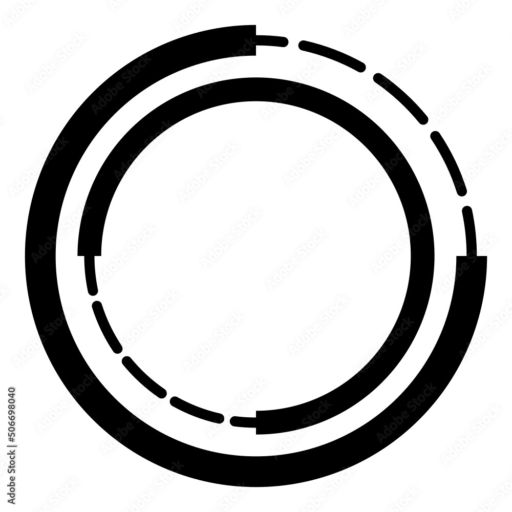 Naklejka premium text circle frame 