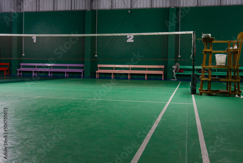 badminton court standard form for competition