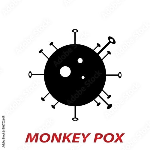 Monkey pox spreding virus.vector .eps10