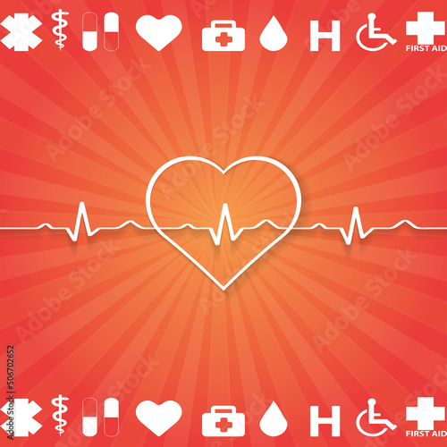 Abstract medical and science background.vector.eps10