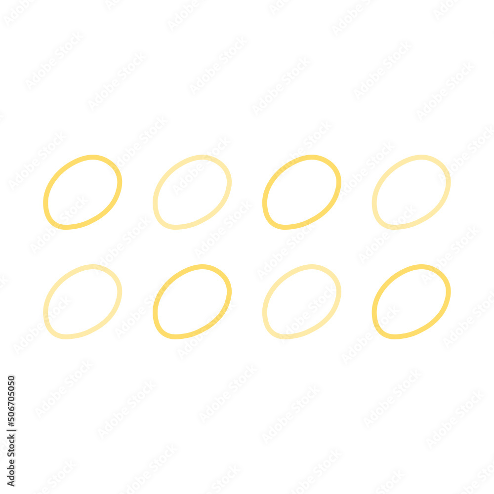 horizontal art shape pattern