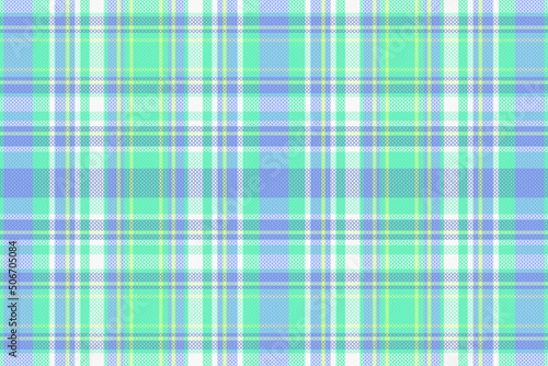 Tartan plaid pattern with texture and summer color. Vector illustration.