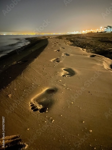 sunset on the beach