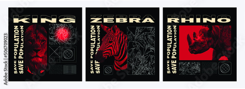 Trends modern street wear apparel design